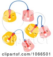 Clipart Happy Bells Royalty Free Vector Illustration by Cherie Reve