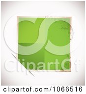 Poster, Art Print Of Grungy Green Tag In A Slot
