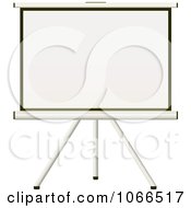 Poster, Art Print Of 3d Projection Screen On A Tripod