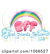 Poster, Art Print Of Best Friends Forever Rainbow