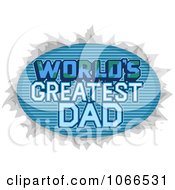 Poster, Art Print Of Worlds Greatest Dad Sign