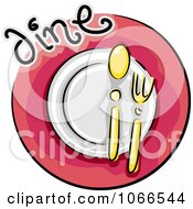Poster, Art Print Of Dine Website Icon