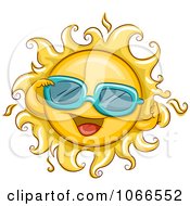 Poster, Art Print Of Summer Sun Wearing Sunglasses