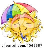 Poster, Art Print Of Summer Sun With A Parasol