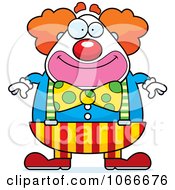 Poster, Art Print Of Pudgy Circus Clown