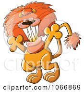 Poster, Art Print Of Greeting Lion With Open Arms