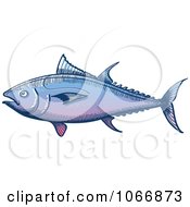 Clipart Tuna Fish Royalty Free Vector Illustration by Zooco