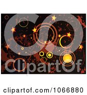 Poster, Art Print Of Grungy Star And Circle Background