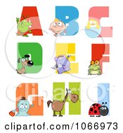Poster, Art Print Of Visual Alphabet A Through I