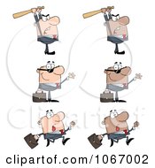 Clipart Corporate Business Men Royalty Free Vector Illustration