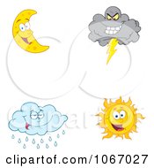 Poster, Art Print Of Weather Characters 3
