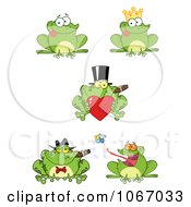 Poster, Art Print Of Green Frogs