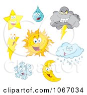 Poster, Art Print Of Weather Characters 1