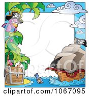 Poster, Art Print Of Parrot Pirate Frame 1