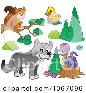 Poster, Art Print Of Forest Animals 2