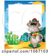 Poster, Art Print Of Mexican Donkey Frame