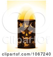 Clipart Jackolantern Halloween Lantern Royalty Free Vector Illustration