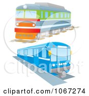 Poster, Art Print Of Two Trains