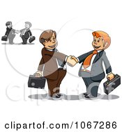 Poster, Art Print Of Business Men Shaking Hands 2