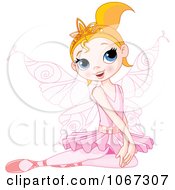 Poster, Art Print Of Sitting Ballerina Fairy