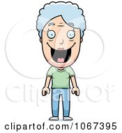 Clipart Happy Granny Royalty Free Vector Illustration by Cory Thoman
