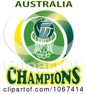 Poster, Art Print Of Australia Netball Champions Sign