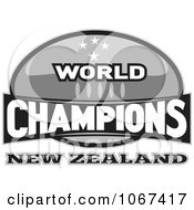 Poster, Art Print Of New Zealand Ruby World Champions Sign