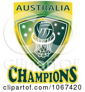 Poster, Art Print Of Australia Netball Champions Shield