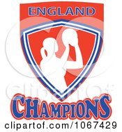 Poster, Art Print Of England Netball Champions Shield 2