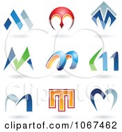 Poster, Art Print Of Letter M Logo Icons