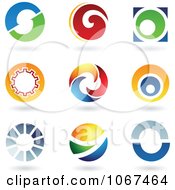 Clipart Letter O Logo Icons Royalty Free Vector Illustration by cidepix #COLLC1067464-0145