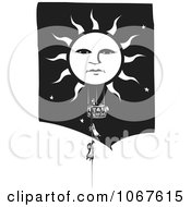 Poster, Art Print Of Girls Climbing A Rope To A Sun Basket
