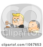 Poster, Art Print Of Judge And Defendant On The Stand