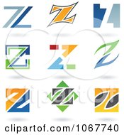 Poster, Art Print Of Letter Z Logo Icons