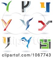 Poster, Art Print Of Letter Y Logo Icons