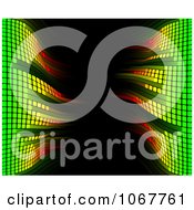 Clipart Fading Equalizer Bars Framing Black Royalty Free Vector Illustration by AtStockIllustration