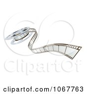 3d Cinema Film Reel And Strip