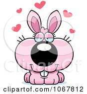 Poster, Art Print Of Loving Pink Bunny