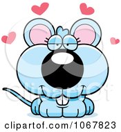 Poster, Art Print Of Loving Blue Mouse