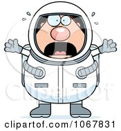 Scared Pudgy Male Astronaut by Cory Thoman