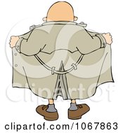 Poster, Art Print Of Flasher Man From Behind