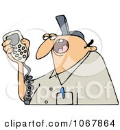 Poster, Art Print Of Worker Talking On A Radio