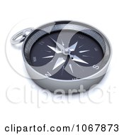 Clipart 3d Navigational Compass Royalty Free CGI Illustration by KJ Pargeter