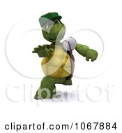 Clipart 3d Tortoise Pitching A Baseball Royalty Free CGI Illustration