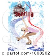 Clipart Figure Skater Background 1 - Royalty Free Vector Illustration by leonid #COLLC1068262-0100