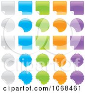 Poster, Art Print Of Colorful Sticker Design Elements