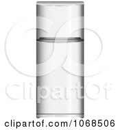 Clipart Stainless Steel Refrigerator Royalty Free Vector Illustration