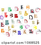 Poster, Art Print Of Letter B Design Elements