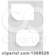 Clipart Blank Paper In A Scrapbook Royalty Free Vector Illustration