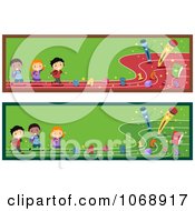 Poster, Art Print Of Preschool Kids Website Banners